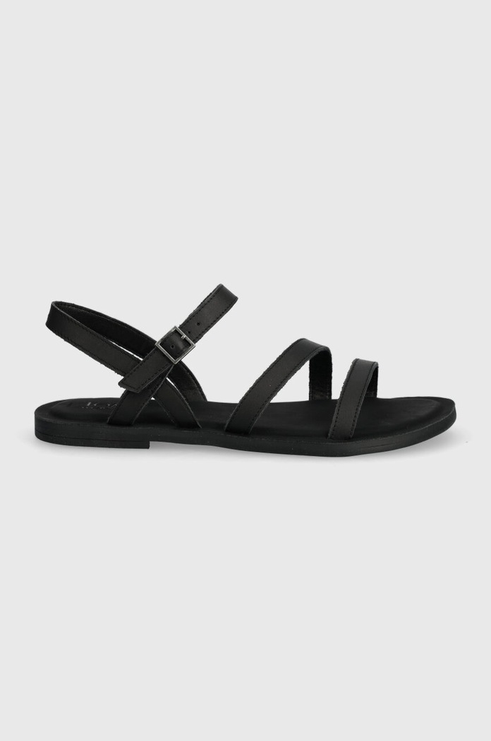 Kožne sandale Toms Kira 10020802 crna SS26