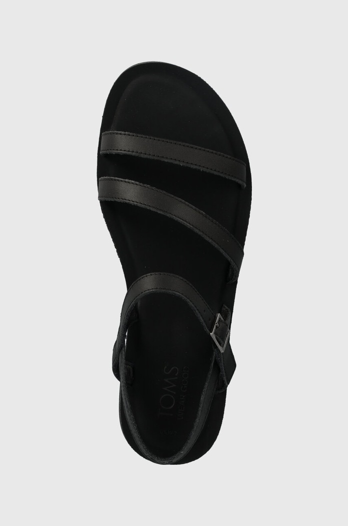 Kožne sandale Toms Kira crna 10020802