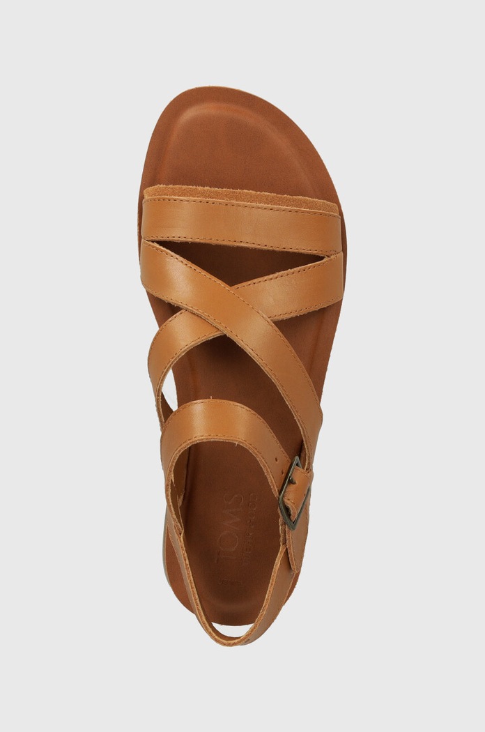 Кожени сандали Toms Sloane кафяв 10020808