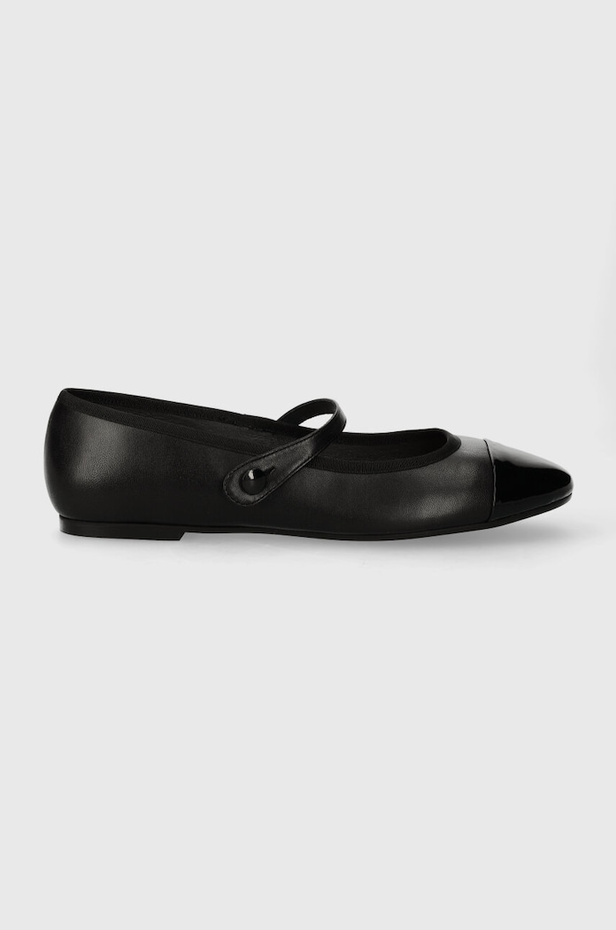 Usnjene balerinke Jonak DREUX Lakirano usnje črna 3500168