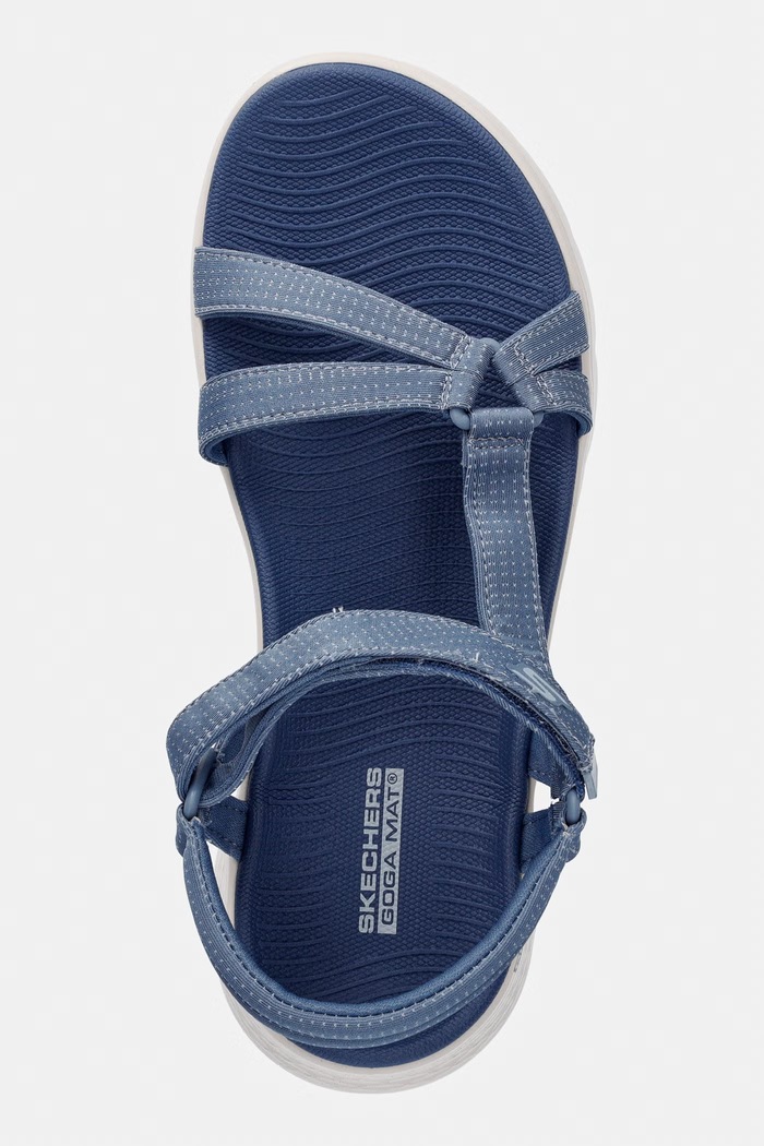 Skechers σανδάλια Γυναικεία GO WALK FLEX μπλε 141451