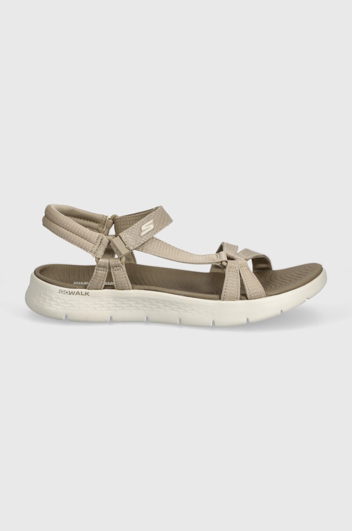 Skechers σανδάλια Γυναικεία GO WALK FLEX 141451 μπεζ SS26