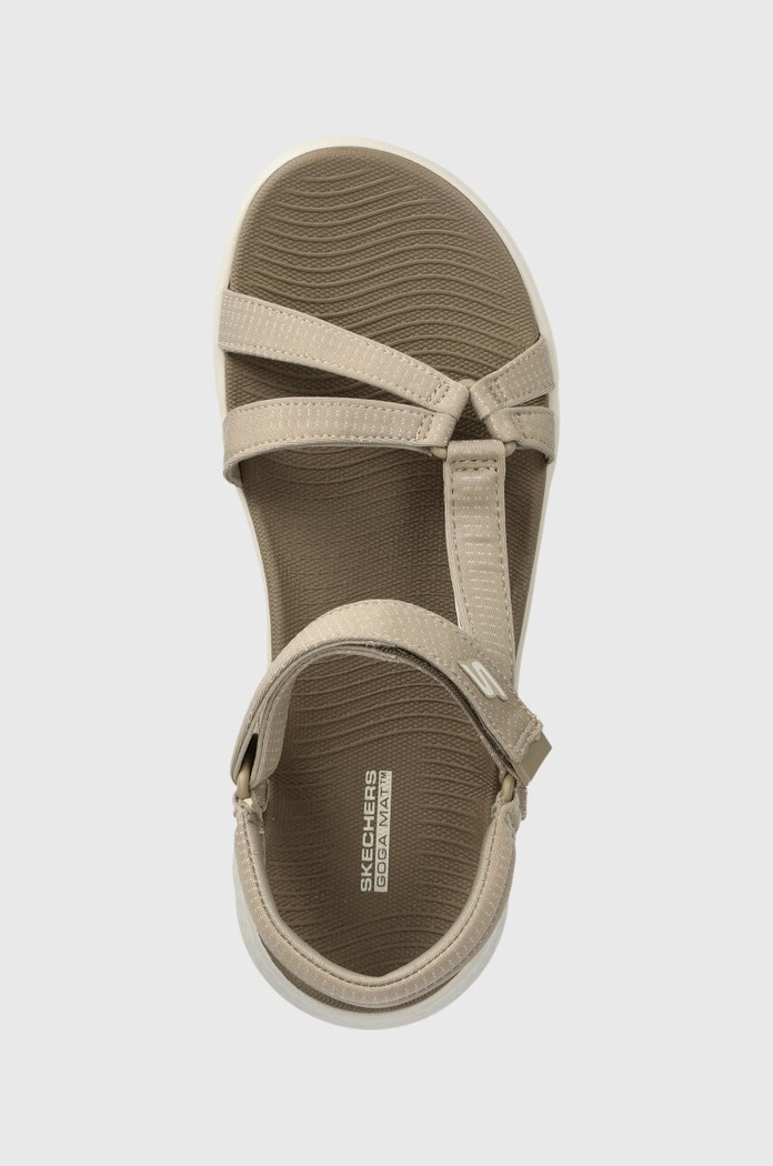 Skechers σανδάλια Γυναικεία GO WALK FLEX μπεζ 141451