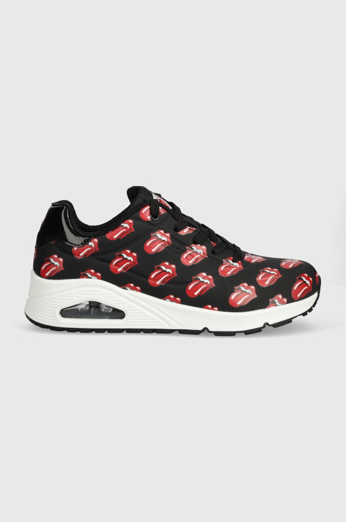 Sneakers boty Skechers SKECHERS X ROLLING STONES platforma černá 177964