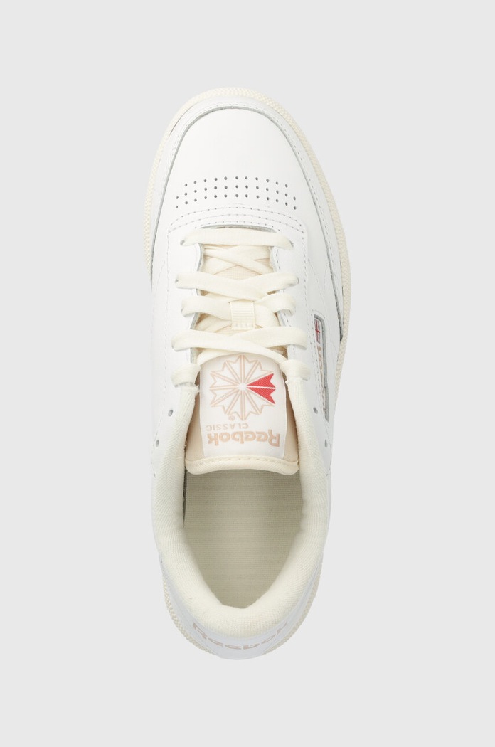 Reebok Classic sneakers din piele Club C 85 alb 100074234