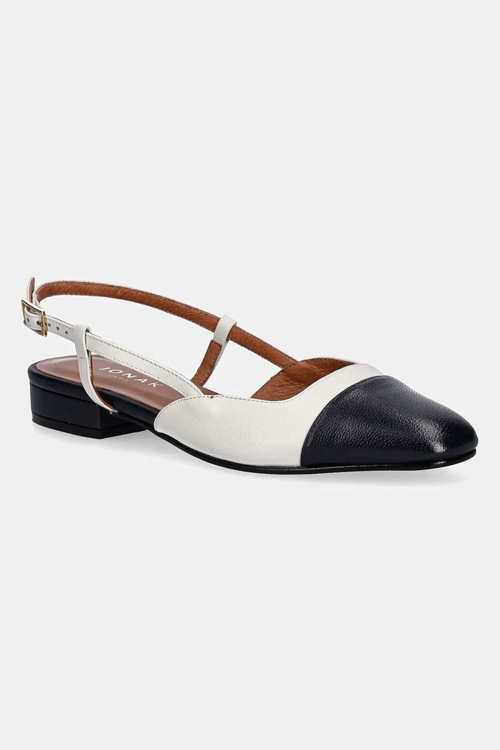 Jonak ballerine in pelle DHAPOU beige 6000116