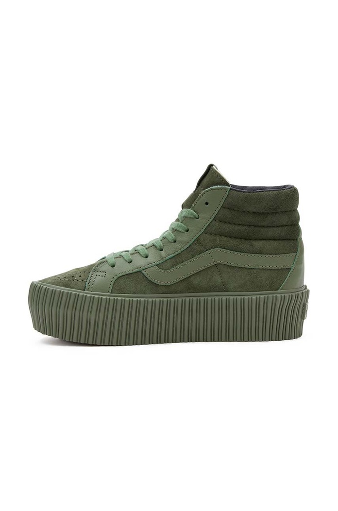 Sneakers Vans Premium Standards Sk8-Hi Reissue 38 Platform VN000CNFARM1 πράσινο