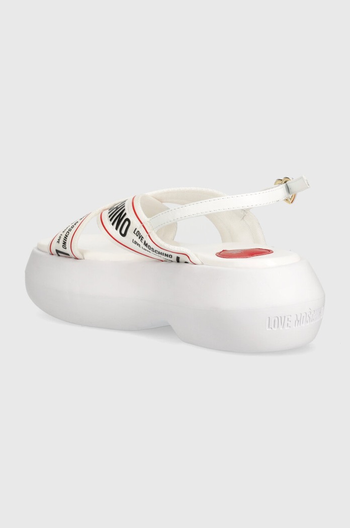 Boty Sandály Love Moschino JA16257I0IIX610A bílá