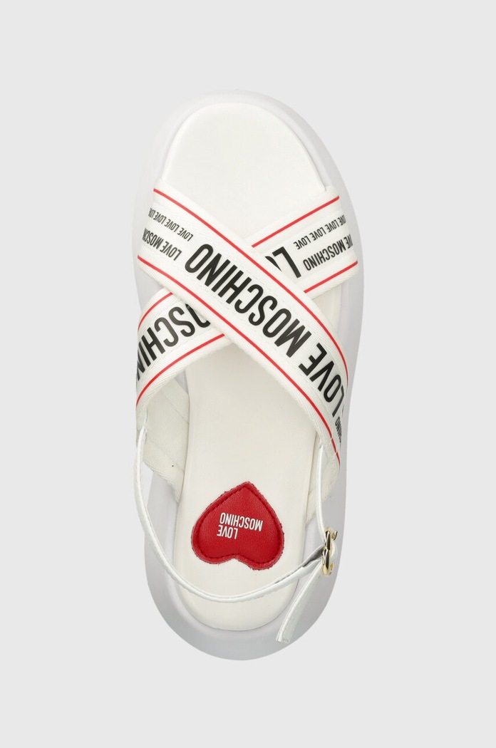 Sandály Love Moschino bílá JA16257I0IIX610A