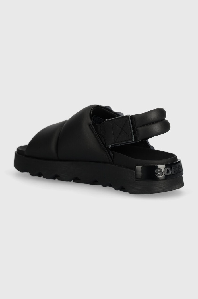 Cipők Sorel bőr szandál VIIBE SLINGBACK 2069941010 fekete