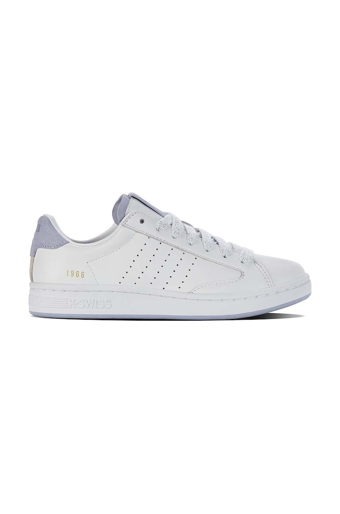 Kožené tenisky K-Swiss LOZAN KLUB LTH plochá biela 97263.913.M