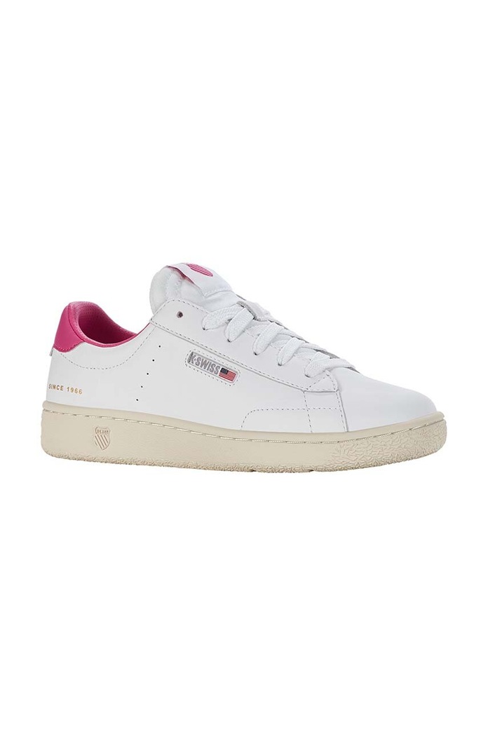 Kožené tenisky K-Swiss SLAMMKLUB CC 98911.977.M biela SS24