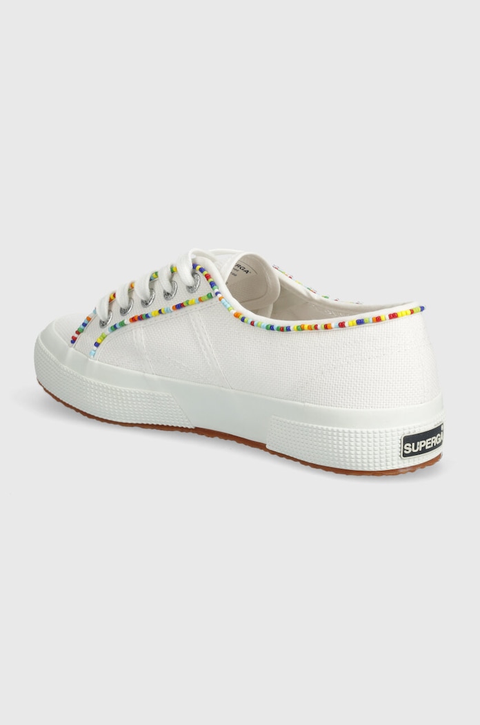 Παπούτσια Πάνινα παπούτσια Superga 2750 MULTICOLOR BEADS S31352W λευκό