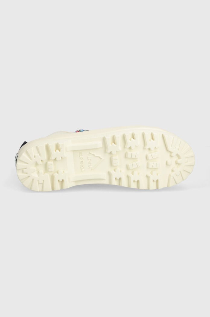 Високи кецове Superga 2431 ALPINA TREK SHOELACES S8138MW бежов