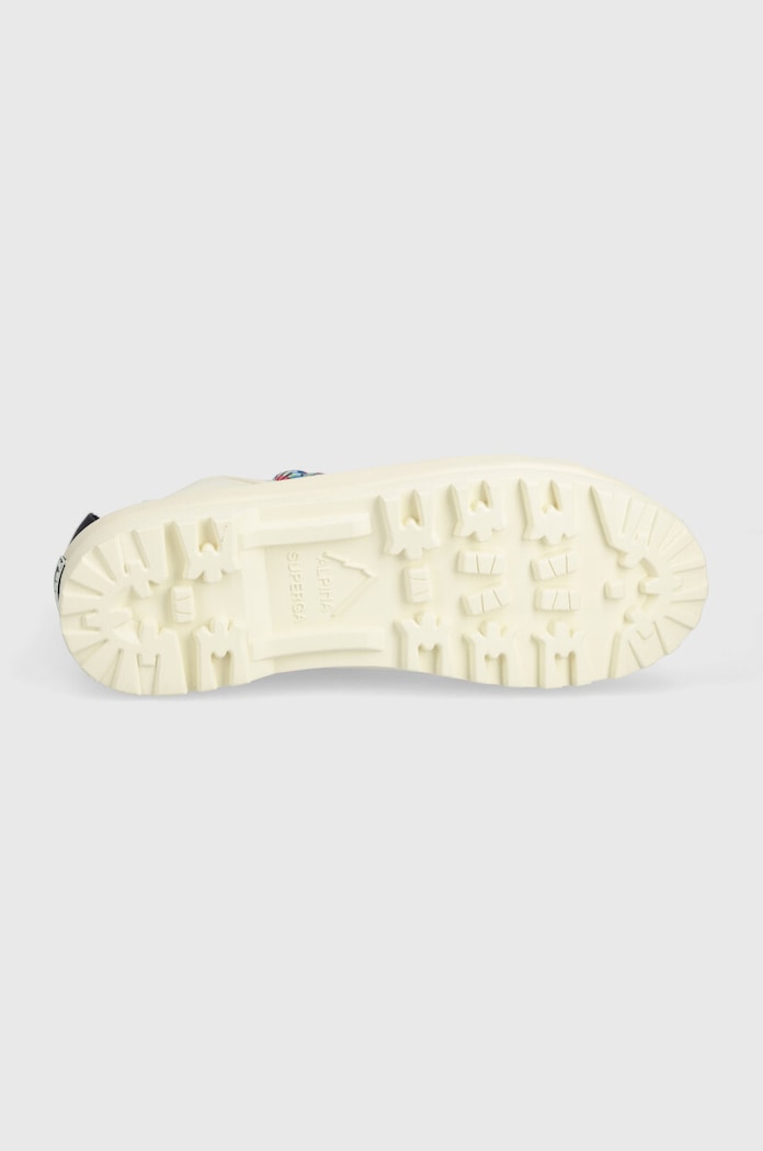 Високи кецове Superga 2431 ALPINA TREK SHOELACES S8138MW бежов