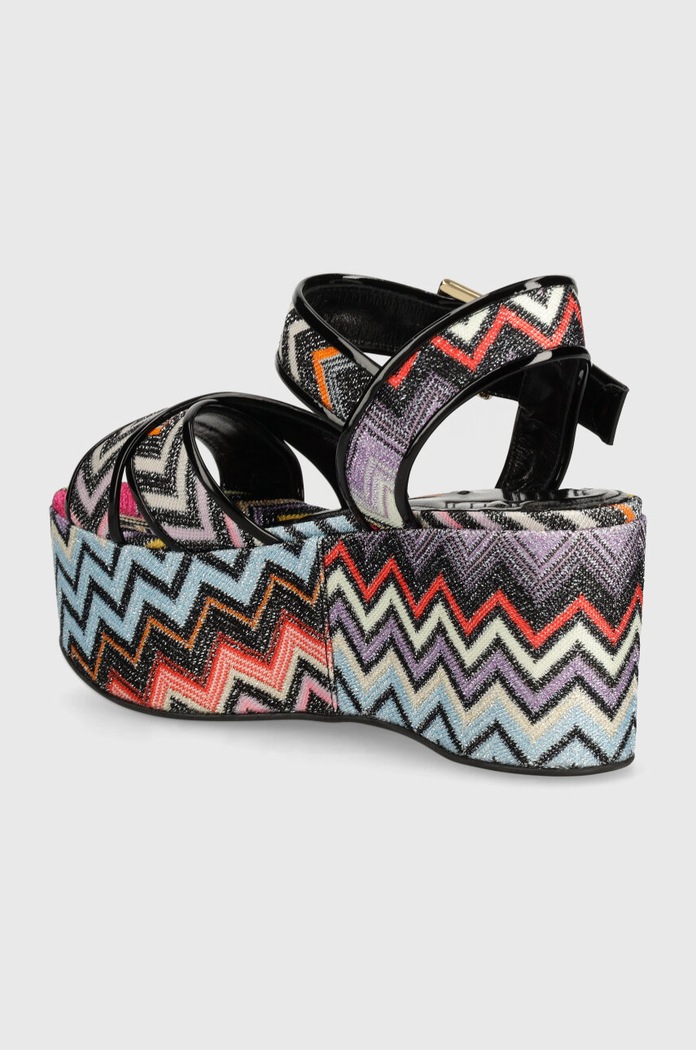 Obuća Sandale Missoni Julia Wedge M38.023 šarena