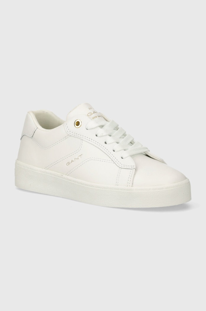 Δερμάτινα sneakers Gant Lagalilly φλατ λευκό 28531698.G29