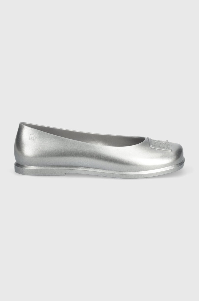 Melissa baleriny RUBY + MARC JACOBS AD M.35880.BA533 srebrny SS24
