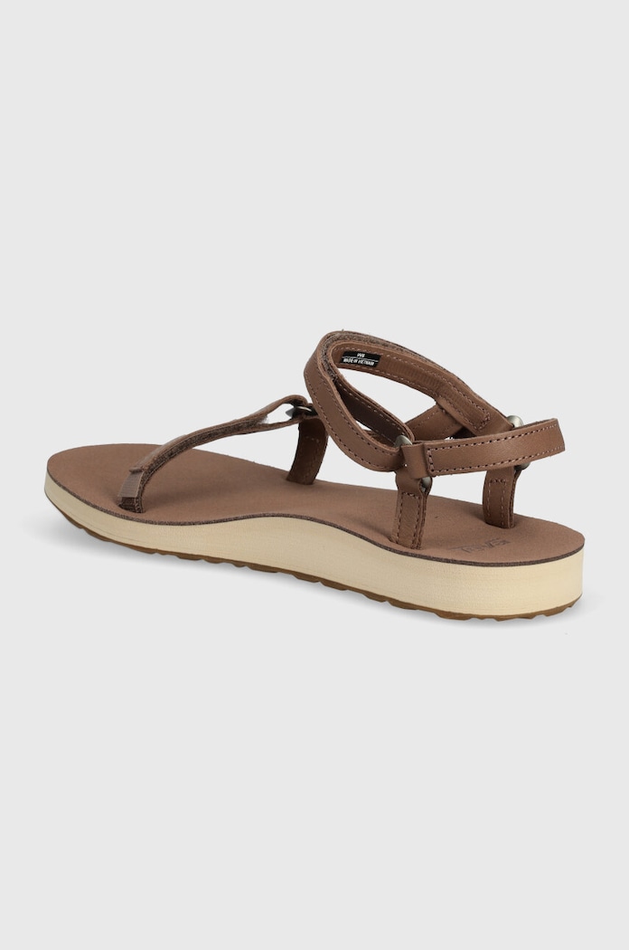 Obuwie Teva sandały damskie skórzane Original Universal Slim Lea 1151031 brązowy