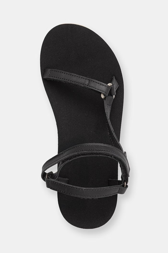 Teva sandále dámske kožené Original Universal Slim Lea čierna 1151031