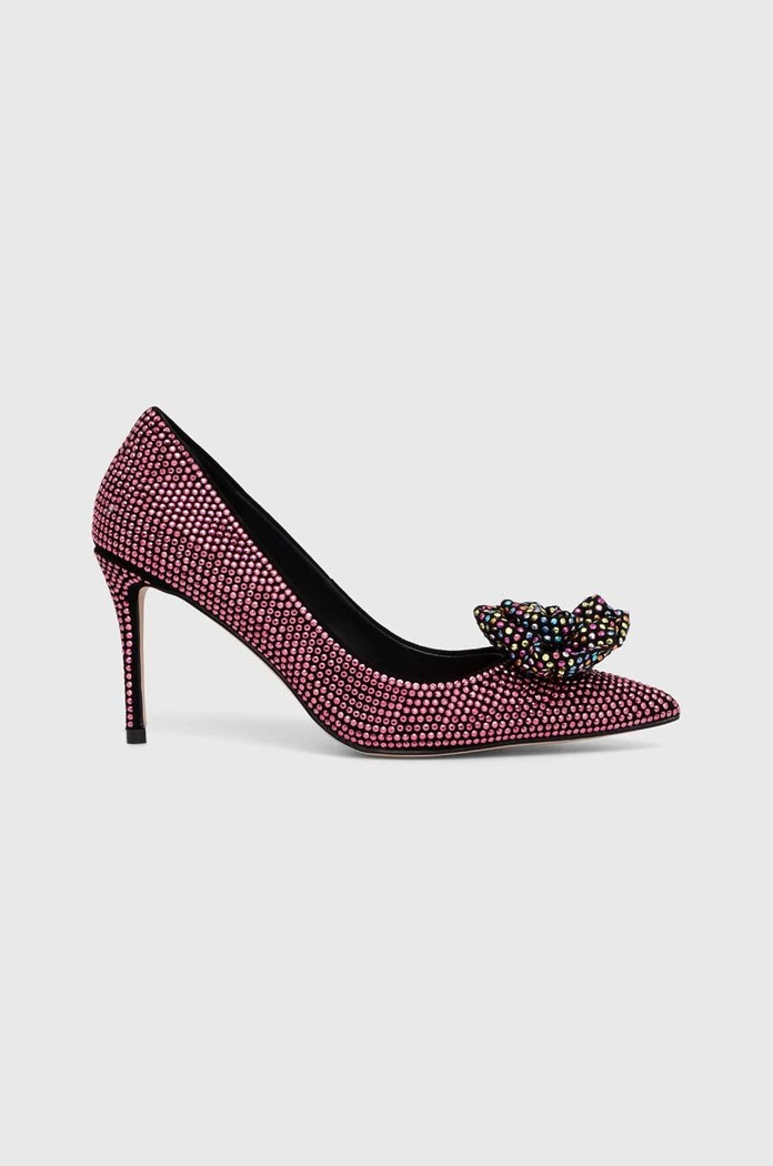Kurt Geiger London szpilki zamszowe szpilka różowy 9990757209.PINK