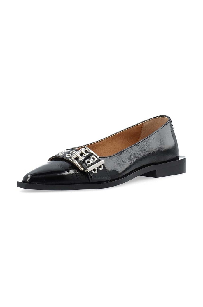 Bianco baleriny skórzane BIAVICTORIA 11251635.Black.N czarny SS24