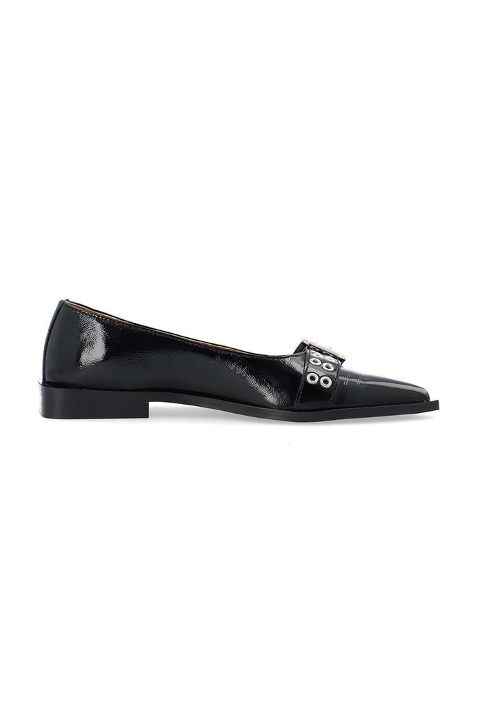 Bianco baleriny skórzane BIAVICTORIA czarny 11251635.Black.N
