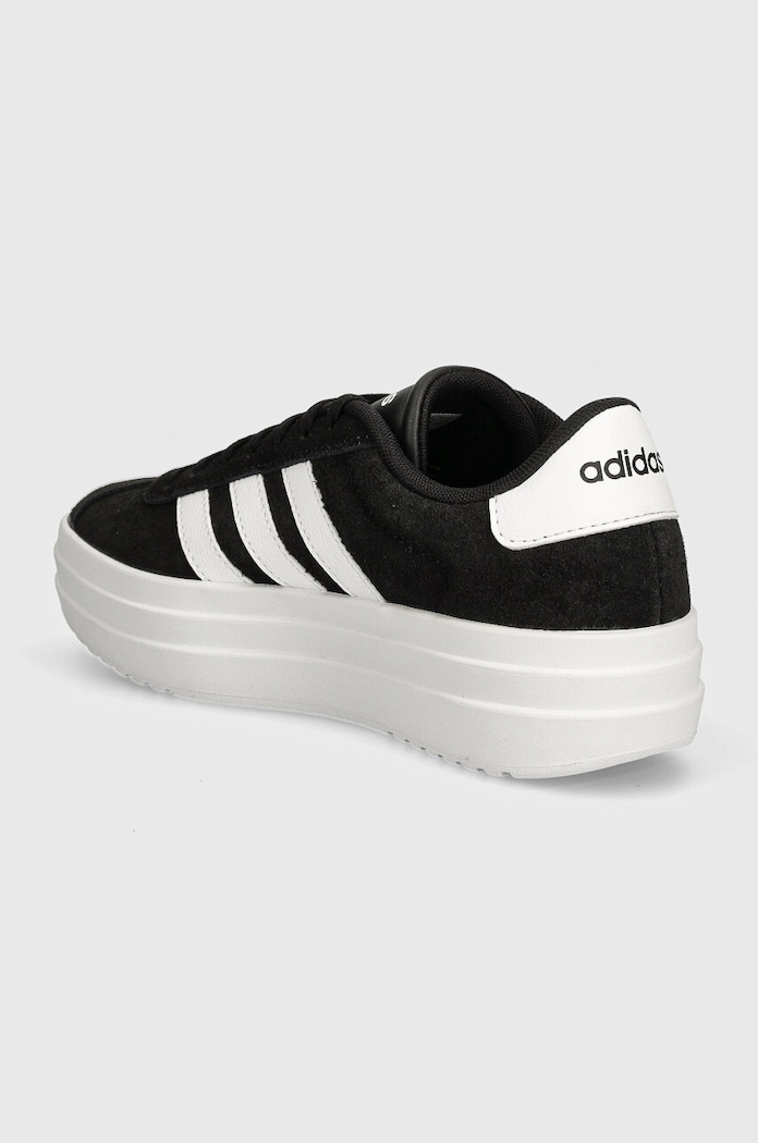 Obuwie adidas sneakersy zamszowe Vl Court IH9995 czarny