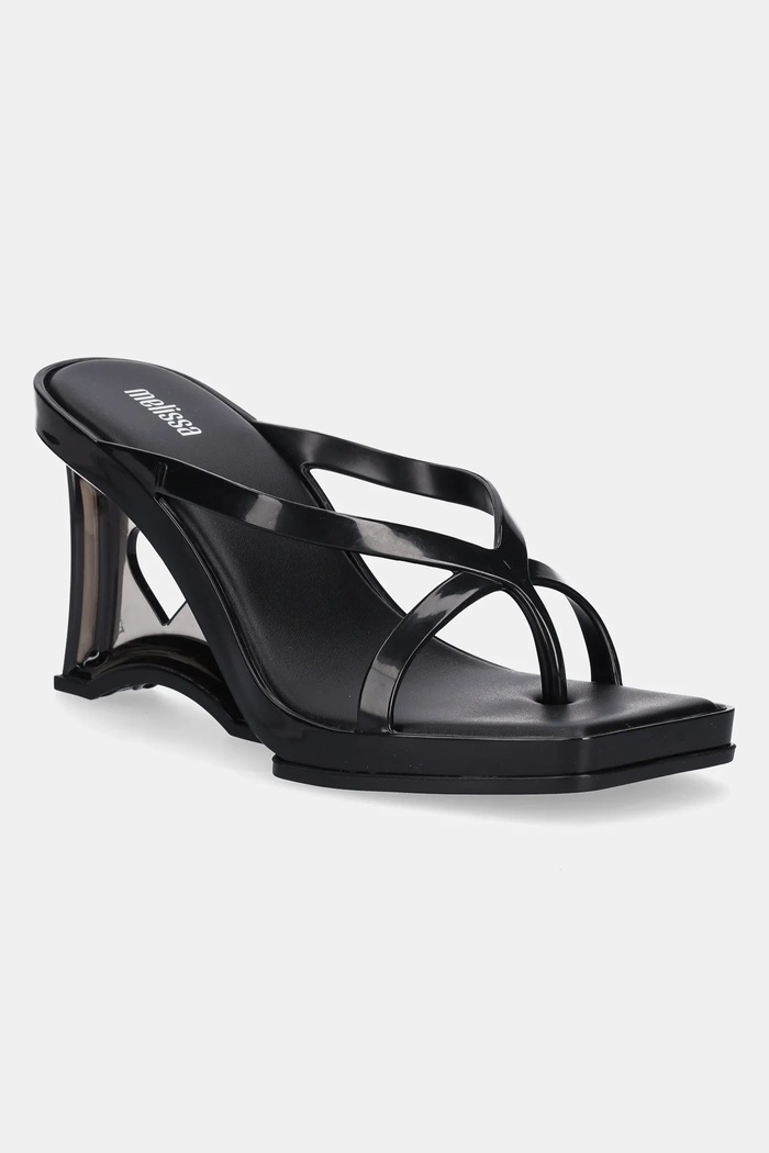 Melissa japonki GLASS HEEL AD powyżej 8 cm czarny M.35801.AW696