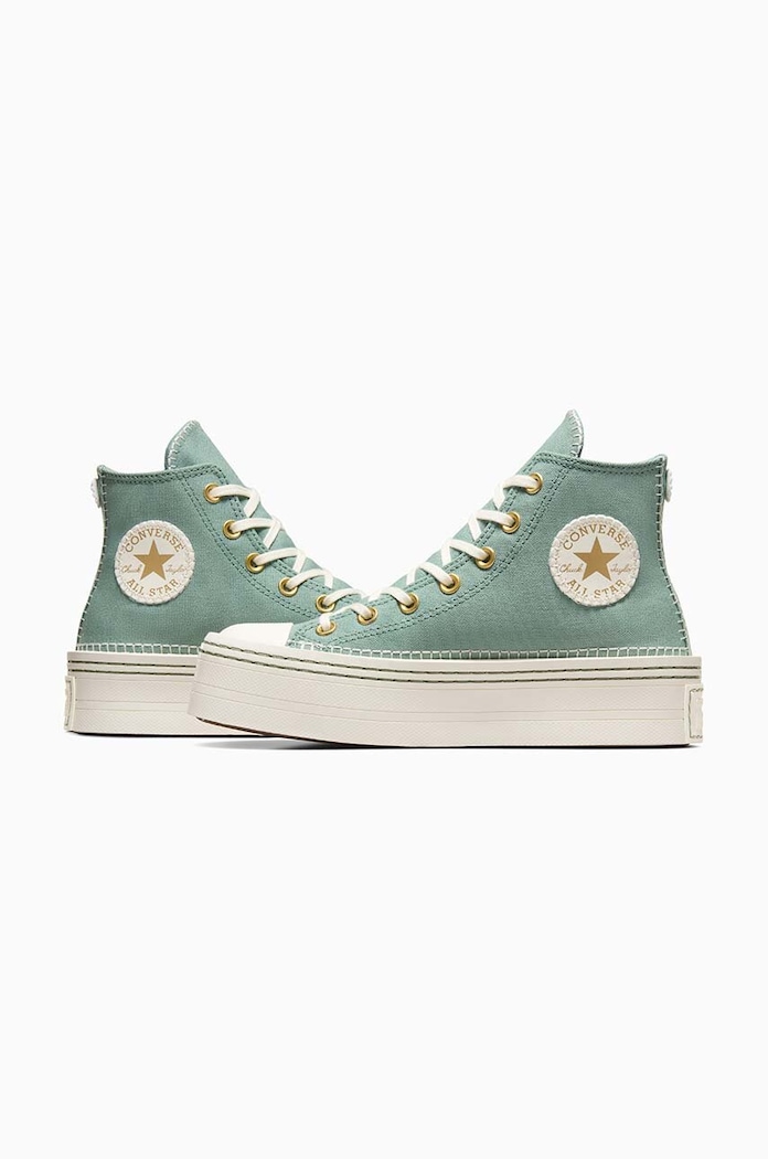 Tenisice Converse Chuck Taylor All Star Modern Lift A07547C zelena