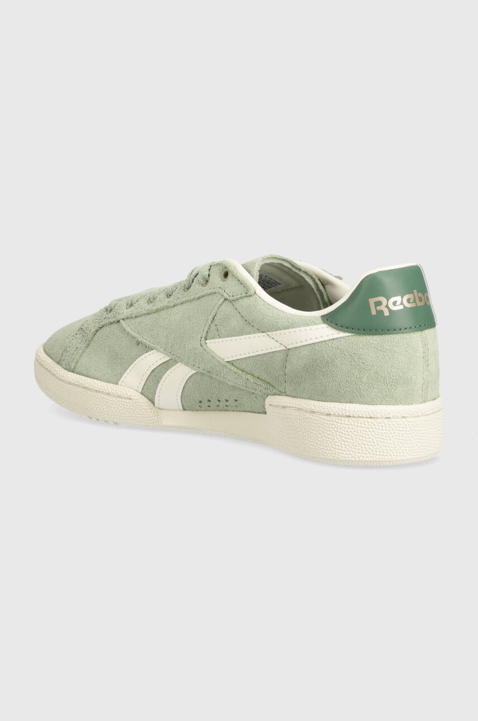 Încălțăminte Reebok Classic sneakers din piele intoarsă CLUB C 100074642 verde