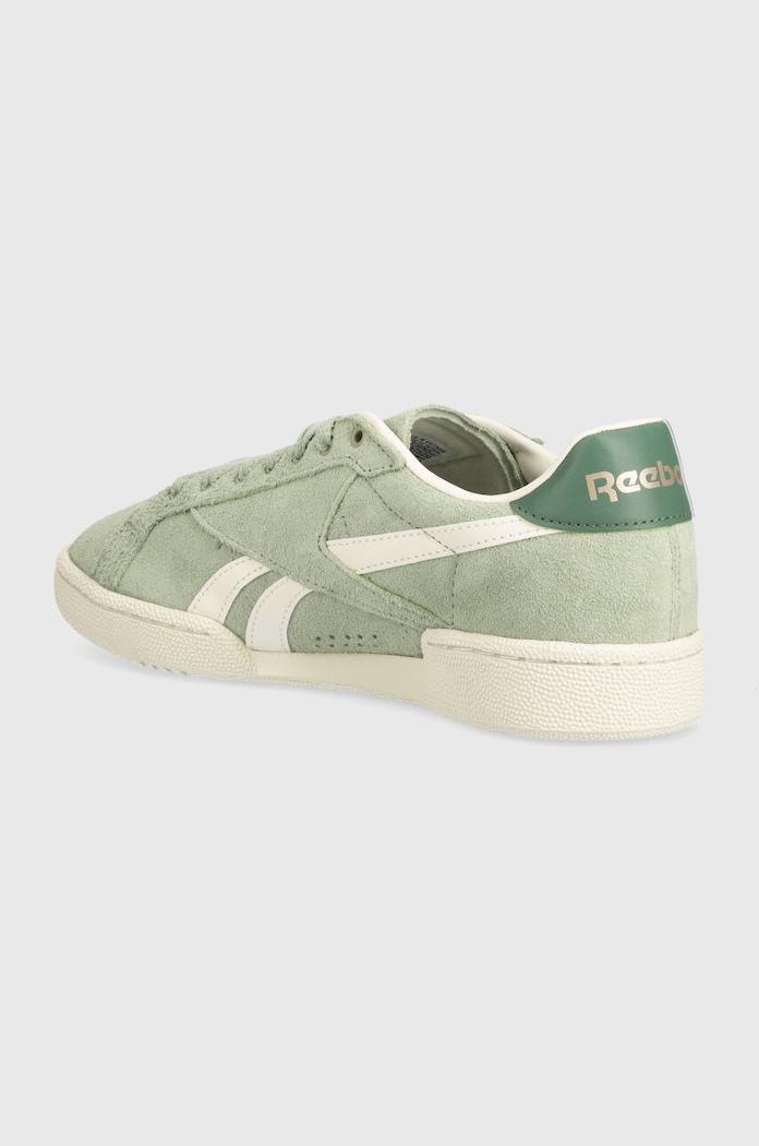 Încălțăminte Reebok Classic sneakers din piele intoarsă CLUB C 100074642 verde
