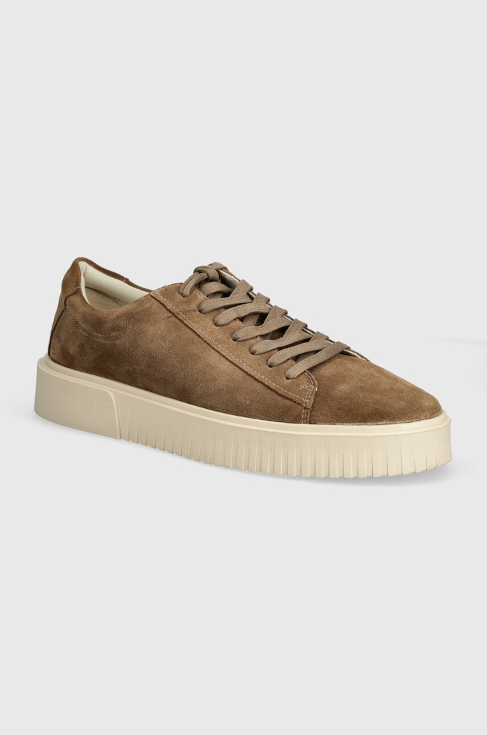 Semišové sneakers boty Vagabond Shoemakers DEREK platforma hnědá 5685.040.19