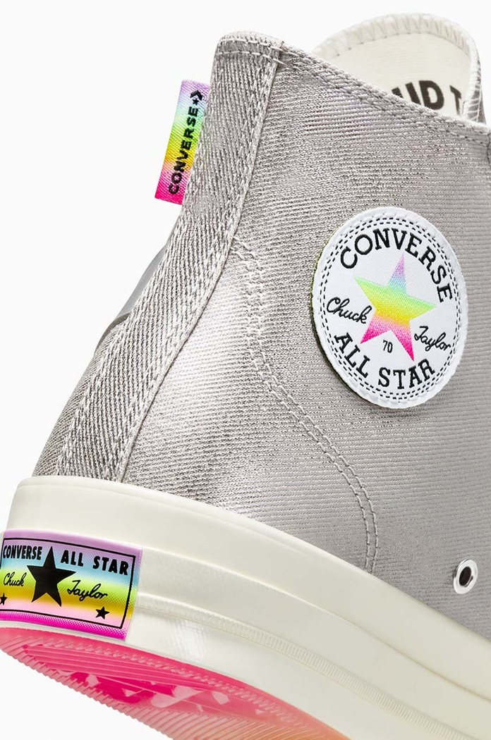 Superge Converse Chuck 70 Hi Pride A10214C srebrna