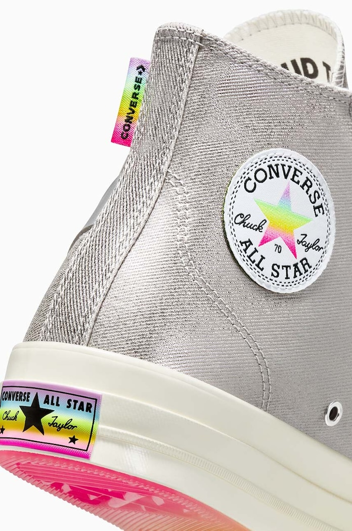 Superge Converse Chuck 70 Hi Pride A10214C srebrna