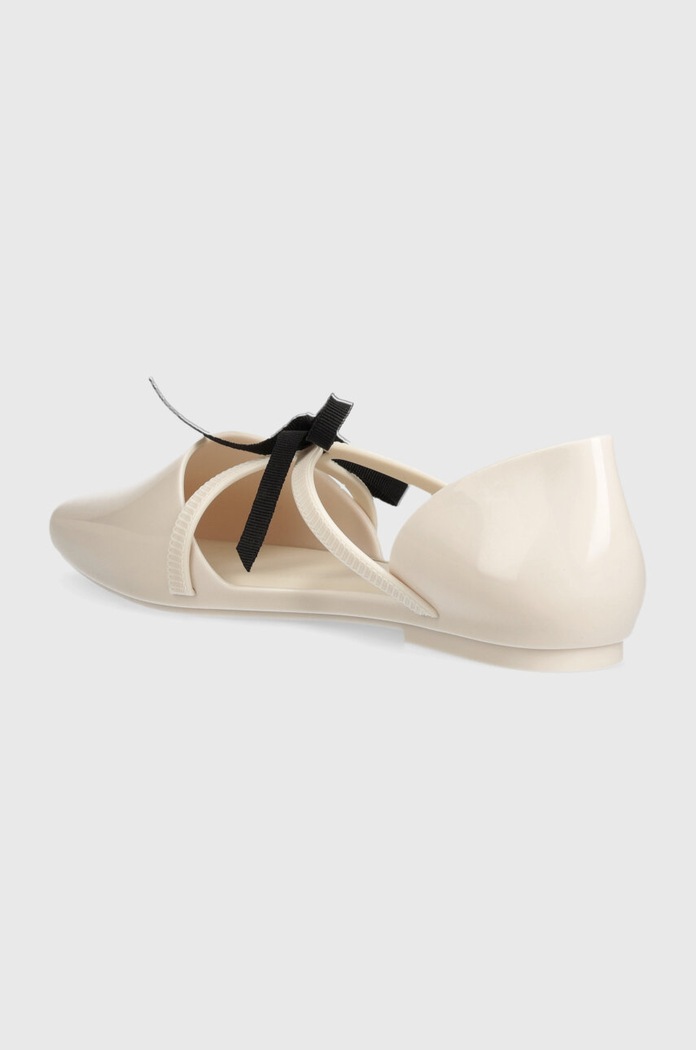 Obuwie Melissa baleriny MELISSA POINTY STRIPE + JASON WU AD M.33435.01664 beżowy