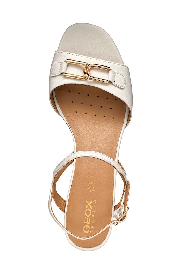 Kožené sandály Geox D NEW ERAKLIA 50 A D45RNA.000TU.C5322 béžová