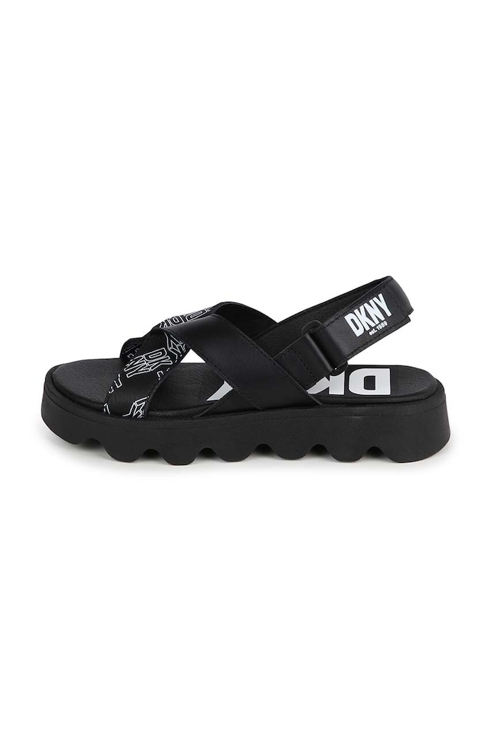 Dkny sandały skórzane dziecięce czarny D60126.27.35