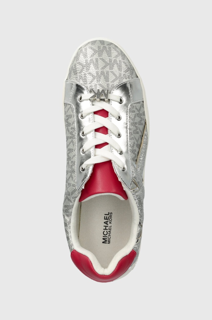 Michael Kors sneakersy srebrny MK100918