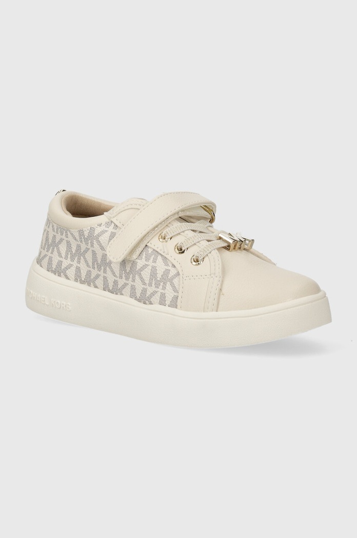 Dětské sneakers boty Michael Kors imitace kůže béžová MK101004