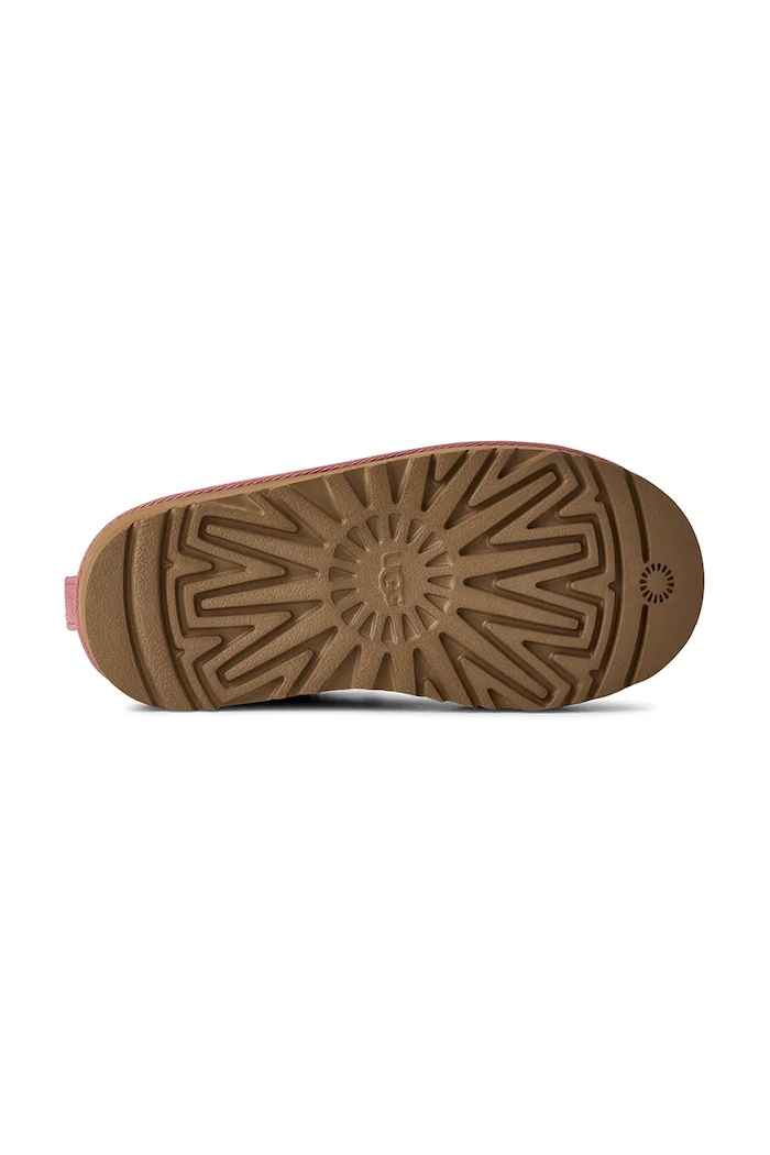 UGG cizme de zăpadă din piele întoarsă CLASSIC ULTRA MINI PLATFORM 1157791K