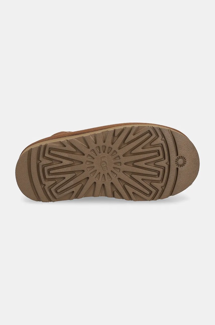 Μπότες σουέτ για παιδιά UGG CLASSIC ULTRA MINI PLATFORM 1157791K καφέ