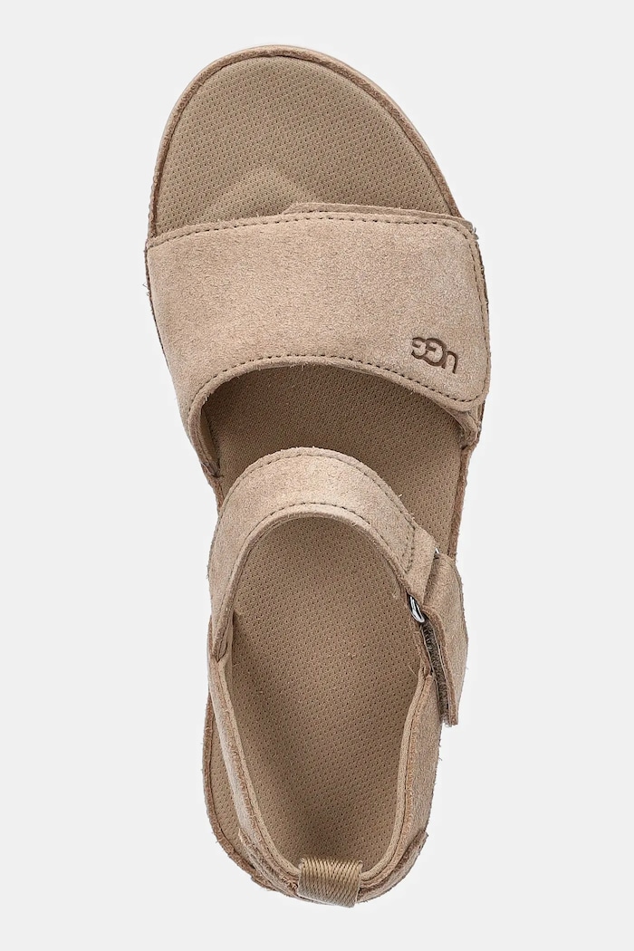 UGG sandale din piele intoarsa pentru copii GOLDENSTAR bej 1136539K