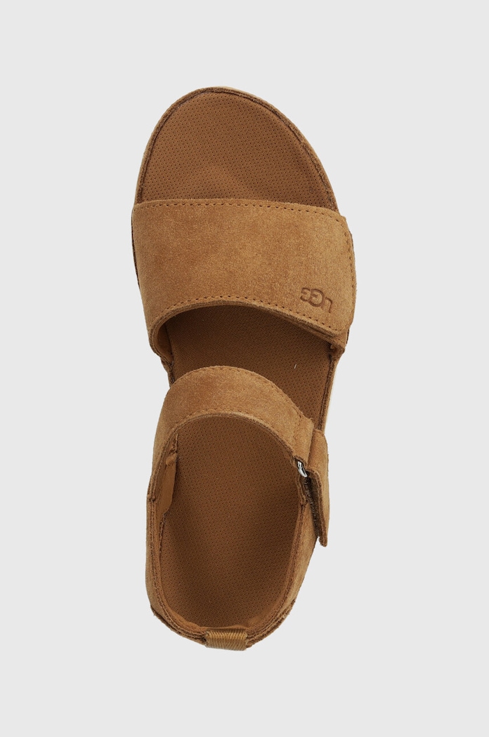 Dětské semišové sandály UGG GOLDENSTAR hnědá 1136539K