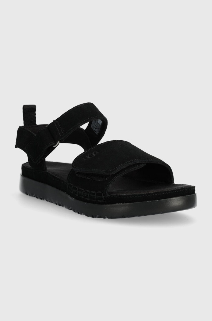 Dětské semišové sandály UGG GOLDENSTAR 1136539K černá AA00