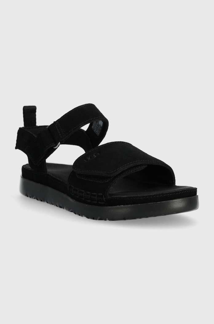 Dětské semišové sandály UGG GOLDENSTAR 1136539K černá AA00