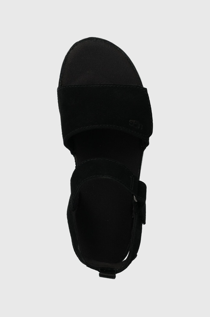 Dětské semišové sandály UGG GOLDENSTAR černá 1136539K