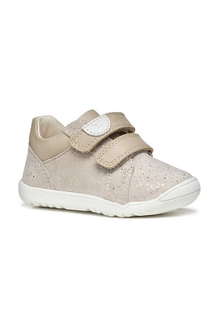 Geox pantofi copii MACCHIA piele întoarsă bej B164PA.007BC.18.26