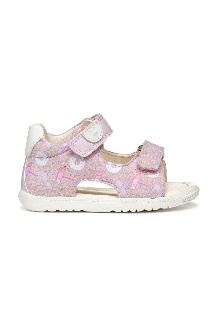 Semišové sandály Geox SANDAL MACCHIA B254WA.00754.18.26 růžová SS25