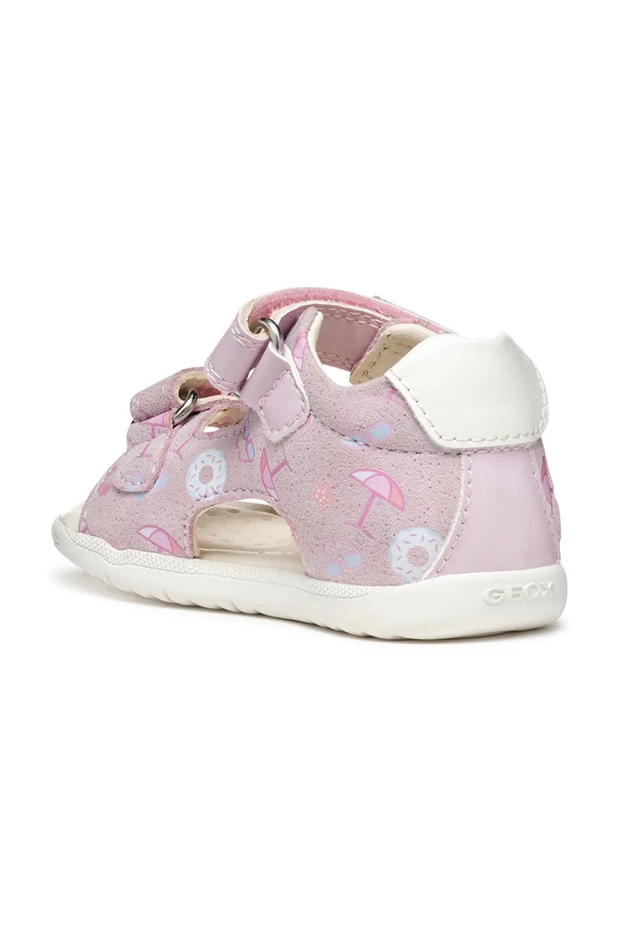Semišové sandály Geox SANDAL MACCHIA růžová B254WA.00754.18.26